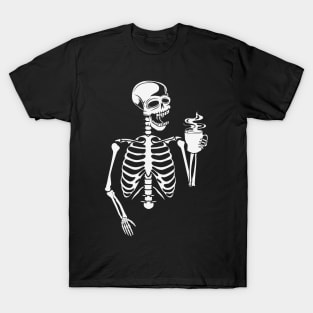 Skeleton coffee T-Shirt